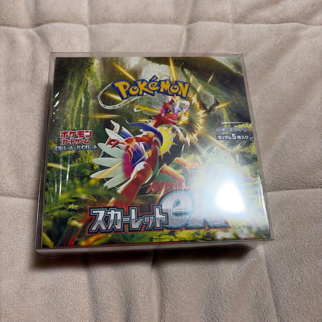 ポケモンカード　スカーレットex BOX シュリンク付き