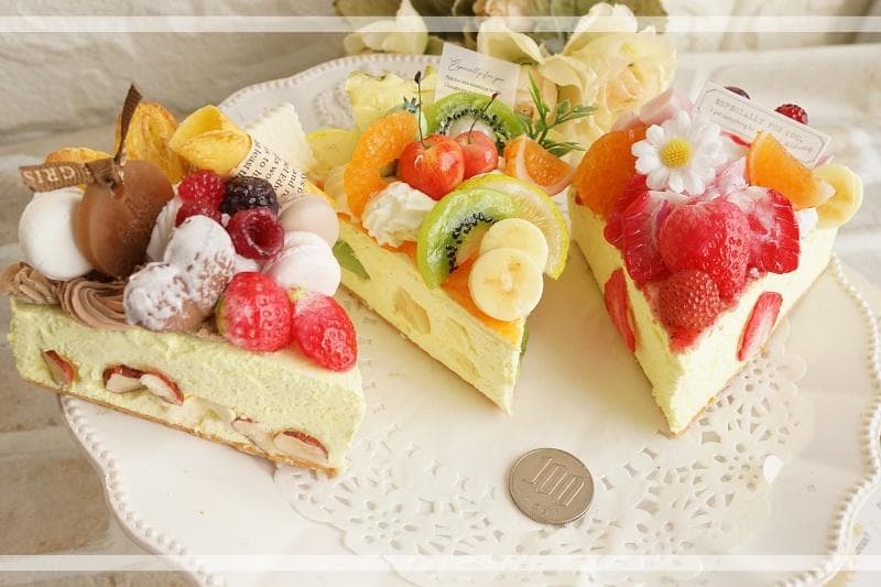 §§カットホールケーキ直径約18㎝§§インテリア　置物