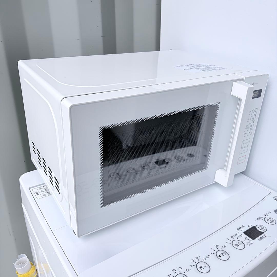 運搬取付無料！ホワイト純正Haier洗濯機・冷蔵庫＋レンジ3点セット！超美品！