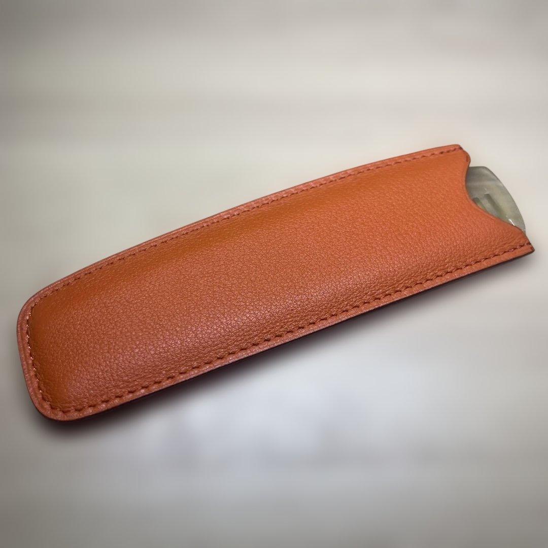 激レア　希少　美品　貴重　HERMES コーム レザーケース　バッファローホーン