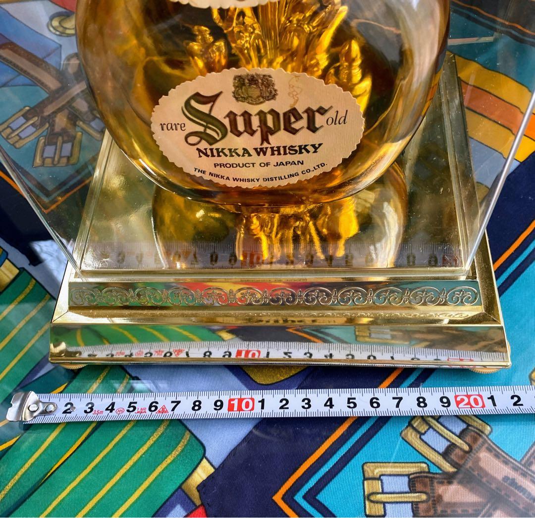 ニッカウヰスキー Super old ボトル型時計 ディスプレイ ケース付き