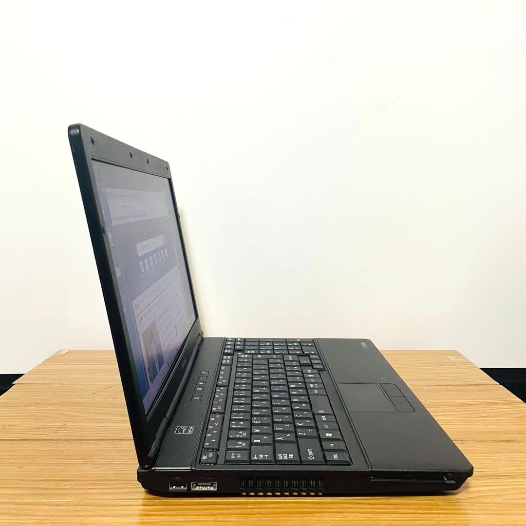 快適SSD東芝ブラックWindows11ノートパソコンオフィスDVD Wi-Fi