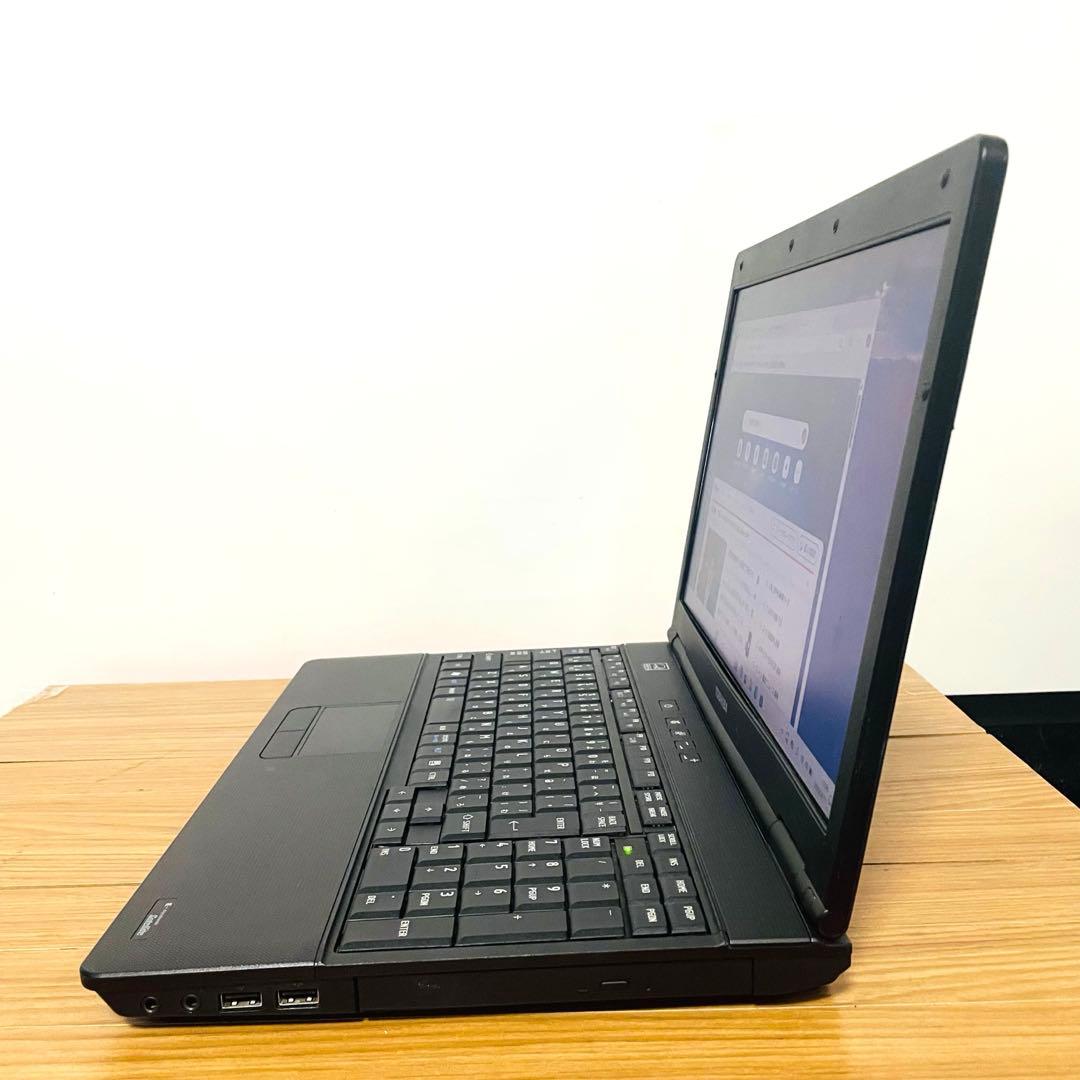 快適SSD東芝ブラックWindows11ノートパソコンオフィスDVD Wi-Fi