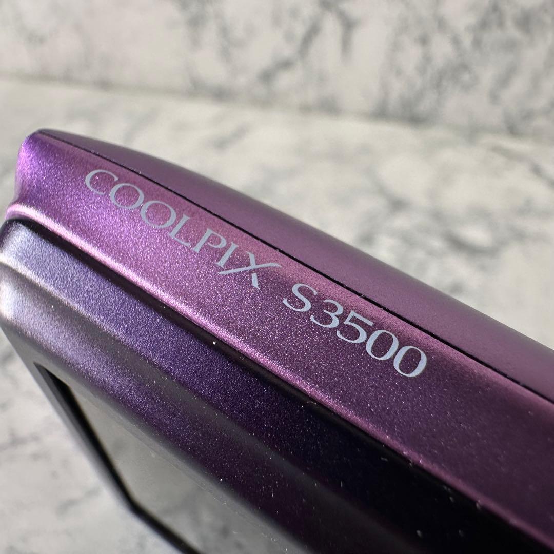 Nikon ニコン クールピクス S3500 デジカメ コンデジ パープル