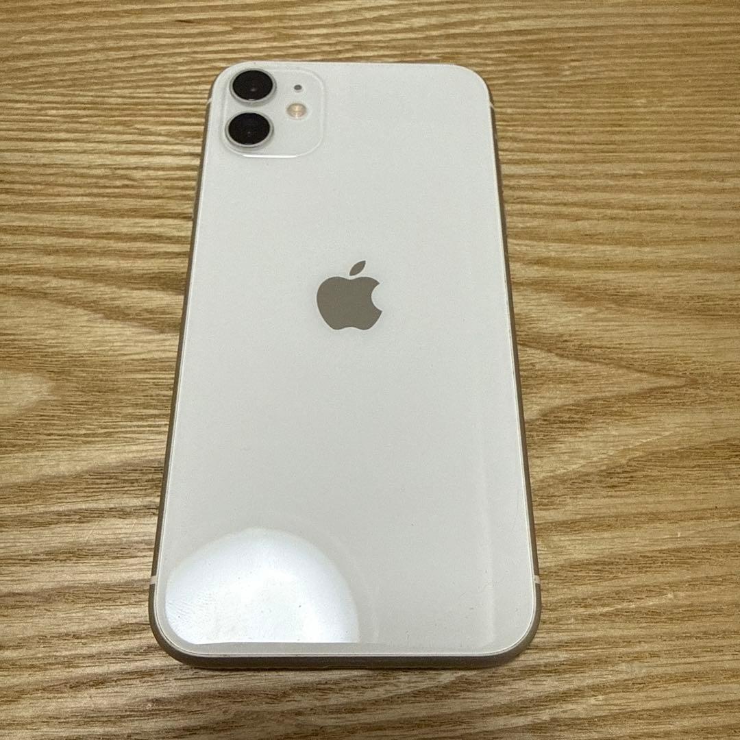 美品　iPhone11 ホワイト128GB バッテリー86%