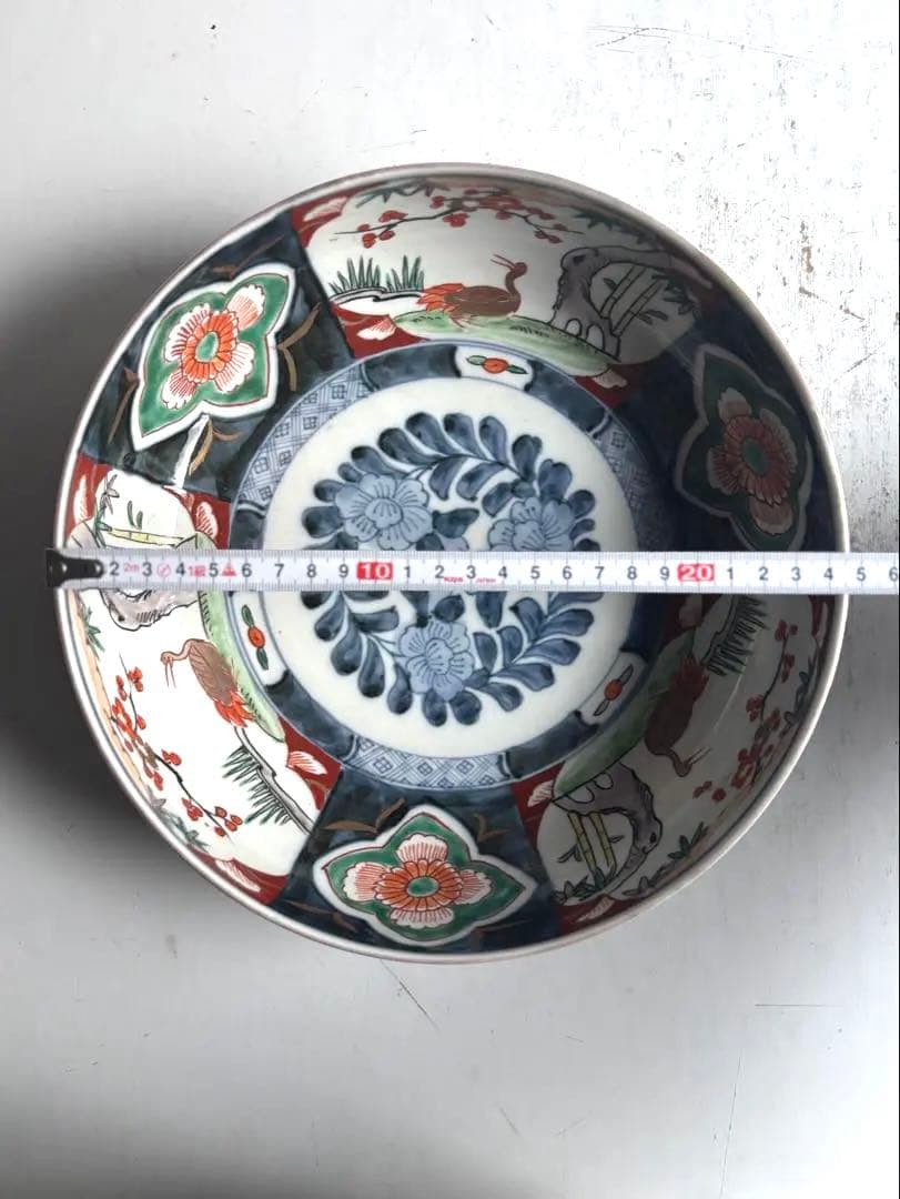 998 骨董 アンティーク 古伊万里 染付 豪華絢爛 色絵金彩大鉢 幕末 美品