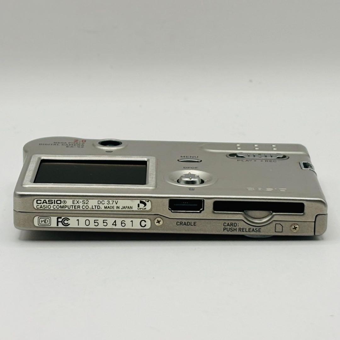 動作確認済 CASIO EXILIM EX-S2 ウェアラブルカードカメラ