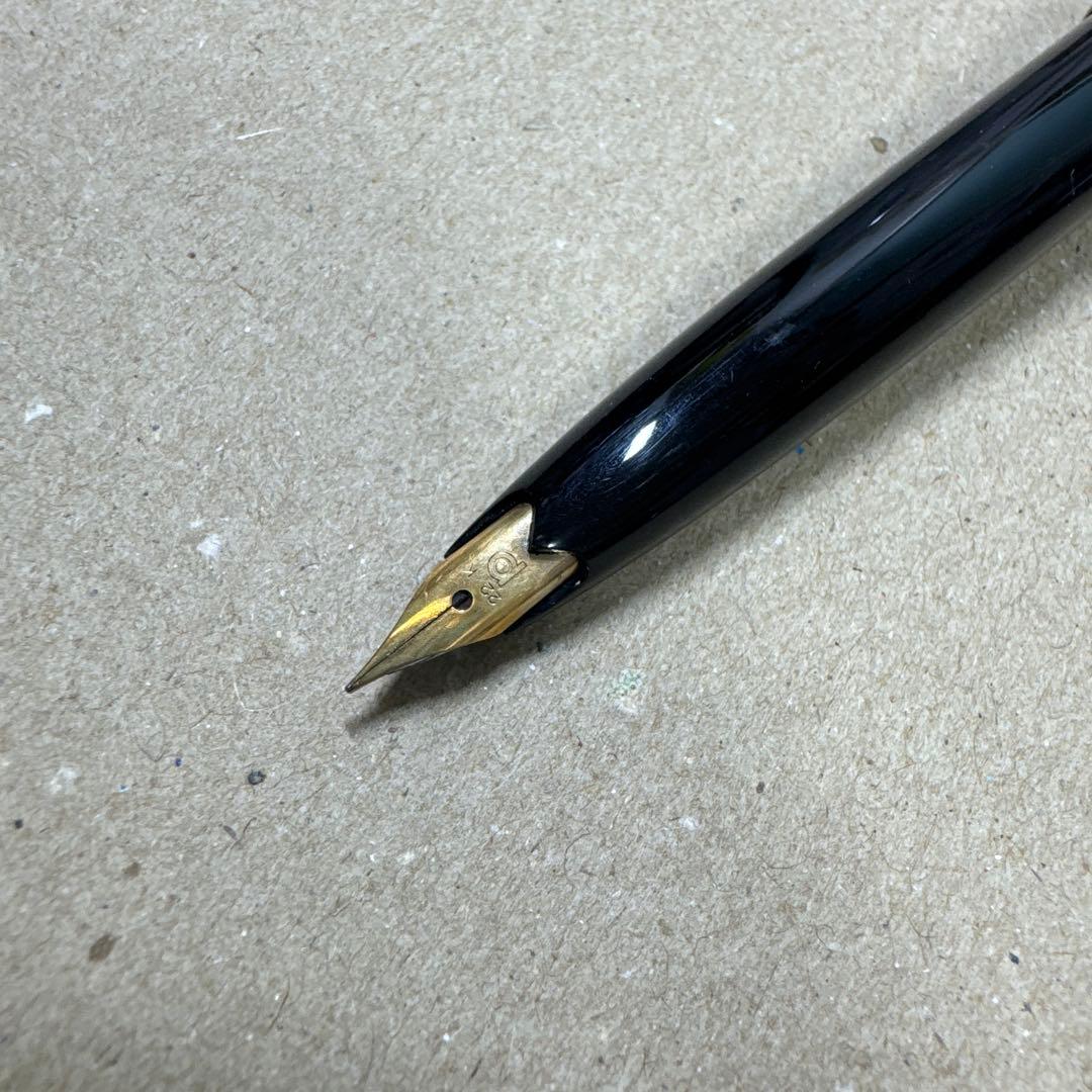 新品 廃盤 PLATINUM プラチナ 万年筆 poket 22k ブラック