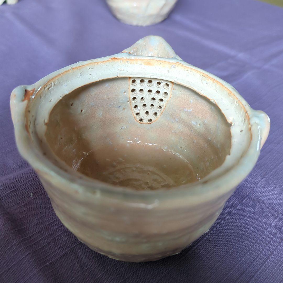 萩焼　煎茶器揃　土谷一水