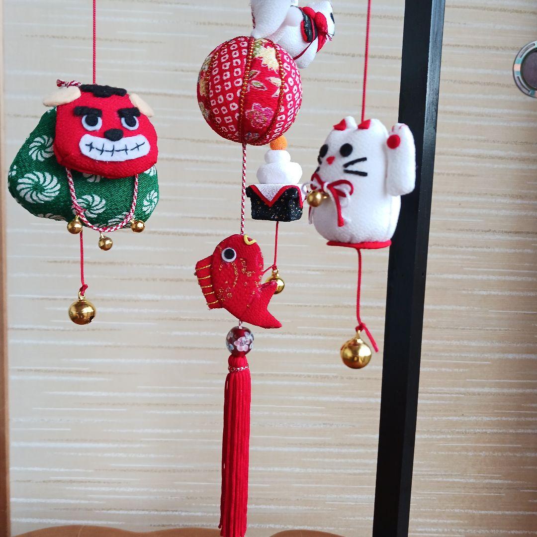 《マチャケ様ご予約》★キキちゃんのお正月吊るし飾り★ハンドメイド