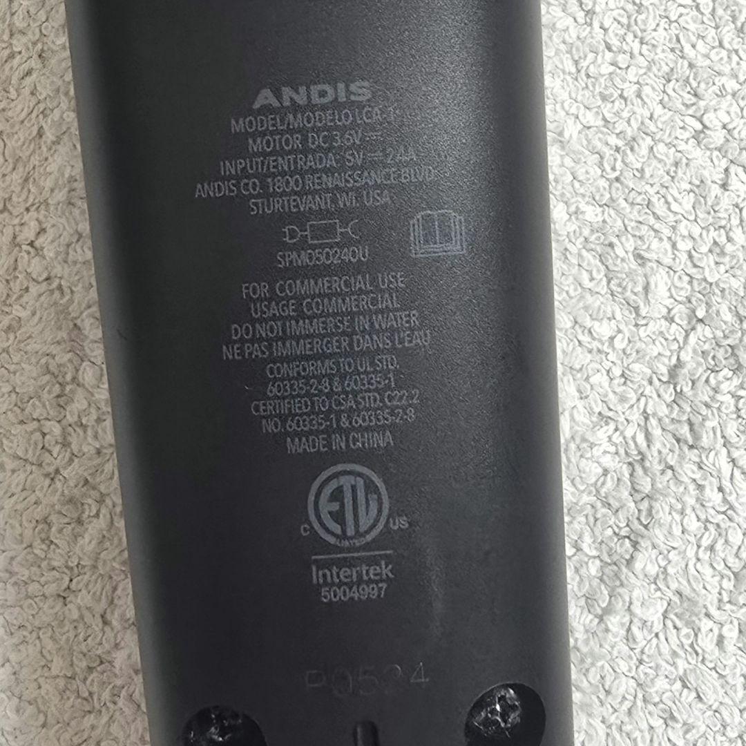 Andis Envy II クリッパー　コードレス　バリカン　リチウムイオン