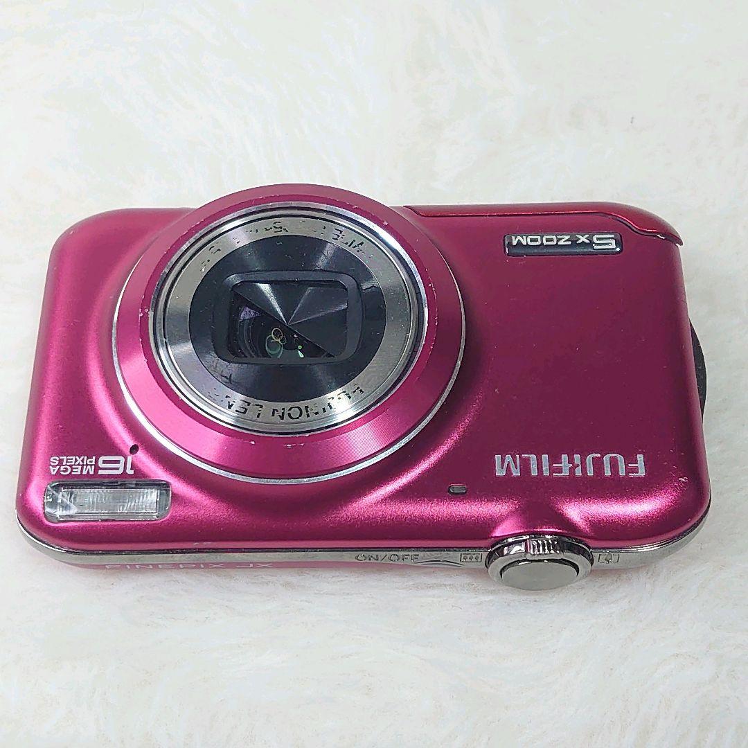 ✨動作品✨FUJIFILM FinePix JX400 レッド デジカメ