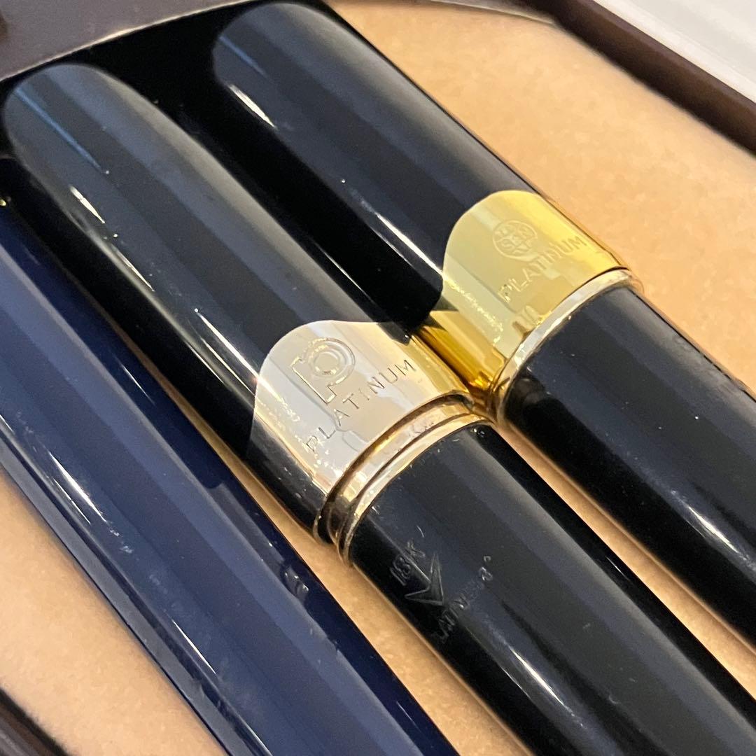 【金高騰】プラチナ万年筆 3本セット K18 K14 ペン先 刻印