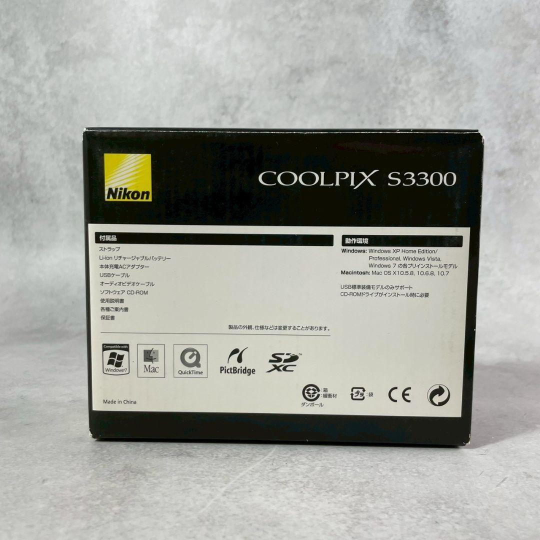 【電池切れ】Nikon COOLPIX S3300 コンパクトデジタルカメラ