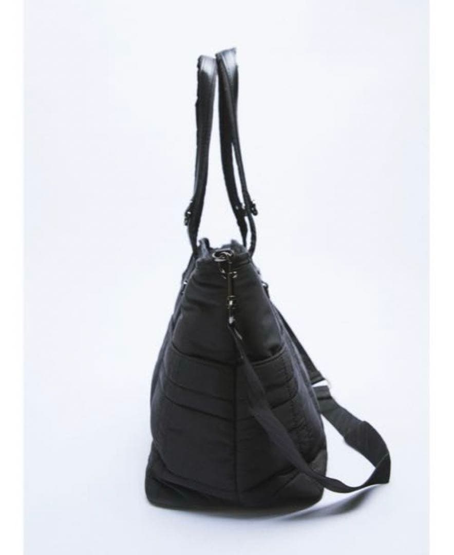 新品 ZARA  ペットキャリーバッグ ナイロンバッグ ブラック 黒