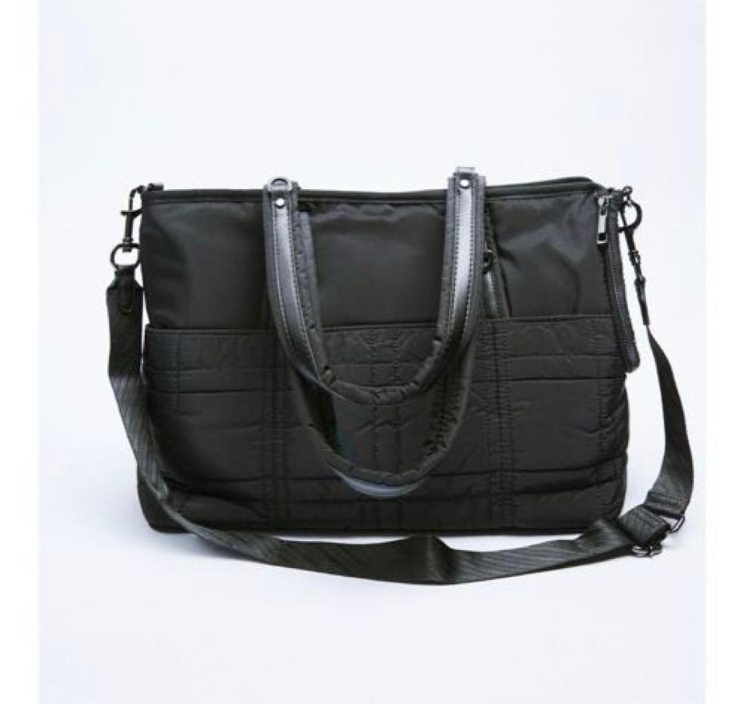 新品 ZARA  ペットキャリーバッグ ナイロンバッグ ブラック 黒