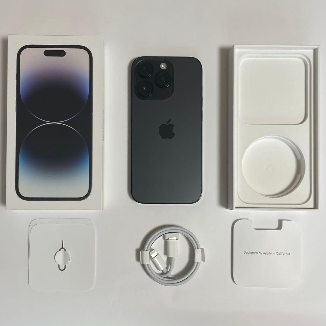 【早い者勝ち】iPhone14 Pro 128GB 付属品完備 スペースブラック