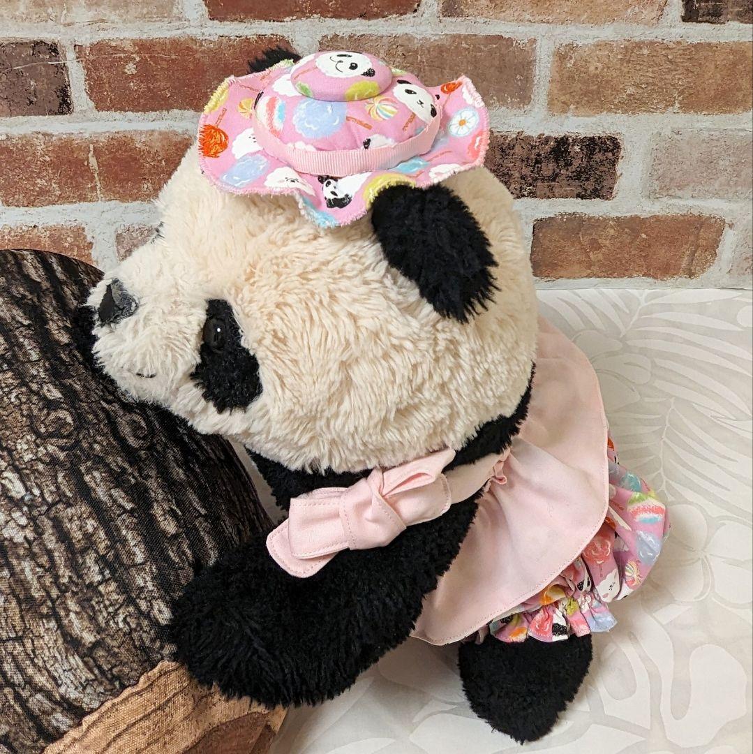 シャンシャン様♡オーダー♡２歳シャンちゃん♡かぼパンリバーシブルツーピース
