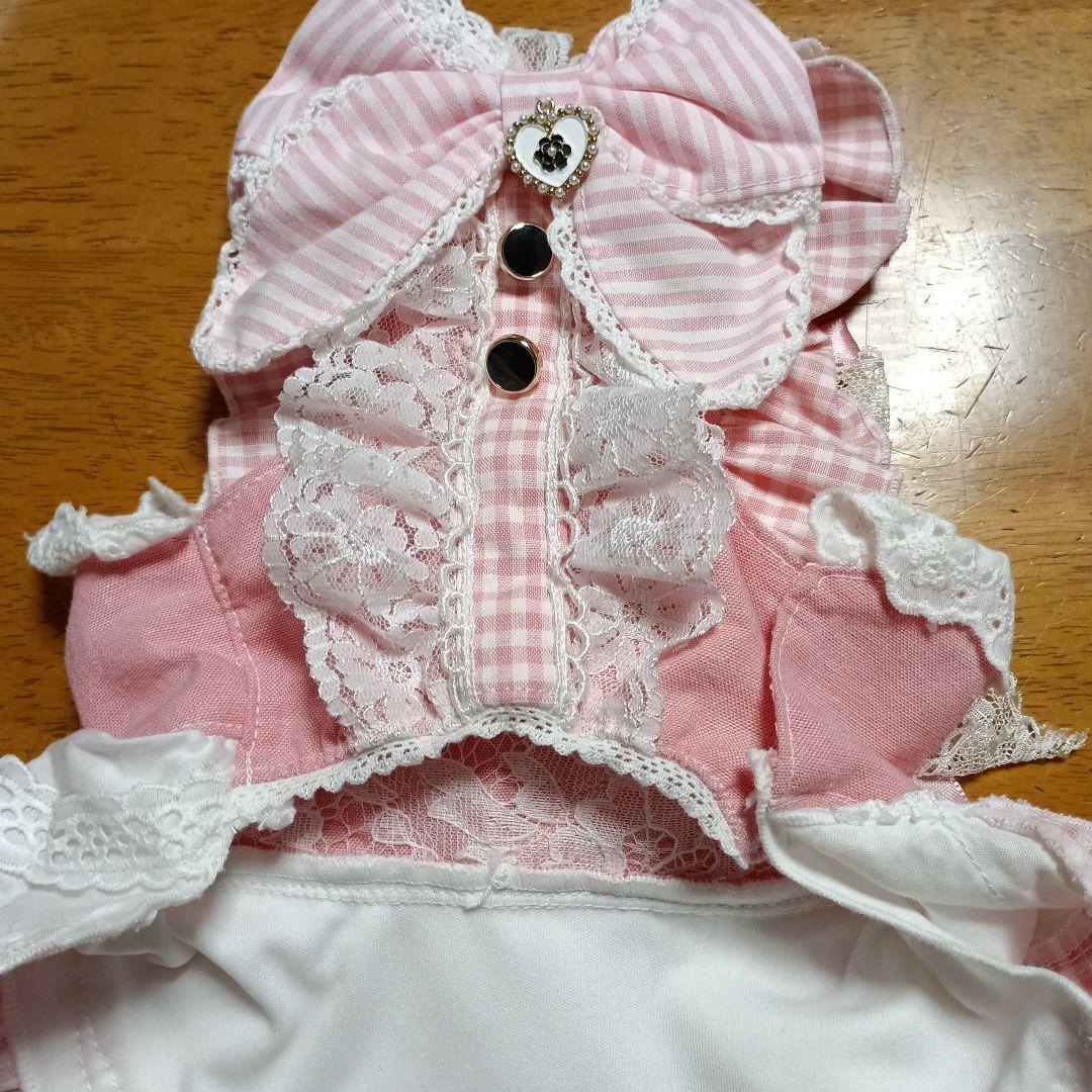 犬用ドレス Pule.Jam Ｆｉｒｓｔ ピンク　甘口ワンピ　犬服　ロリータ