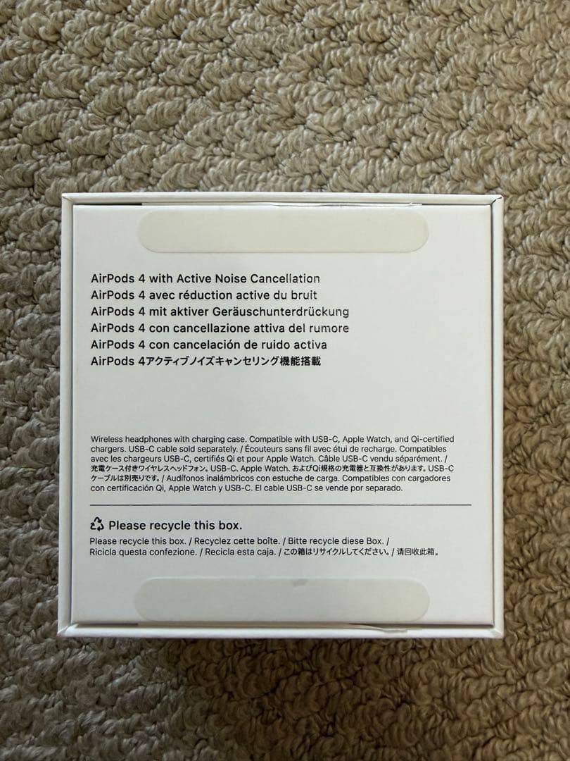 AirPods4 アクティブノイズキャンセリング搭載モデル