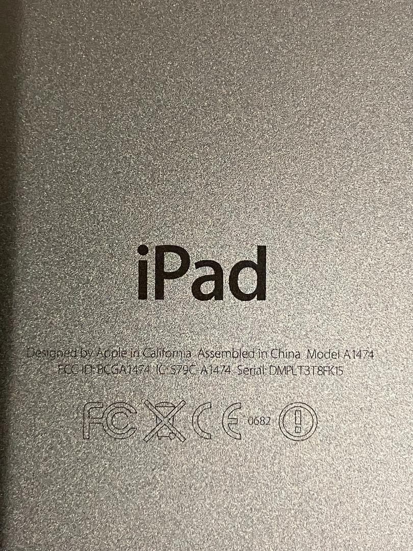 iPad Air Wi-Fiモデル 32GB A1474 シルバー