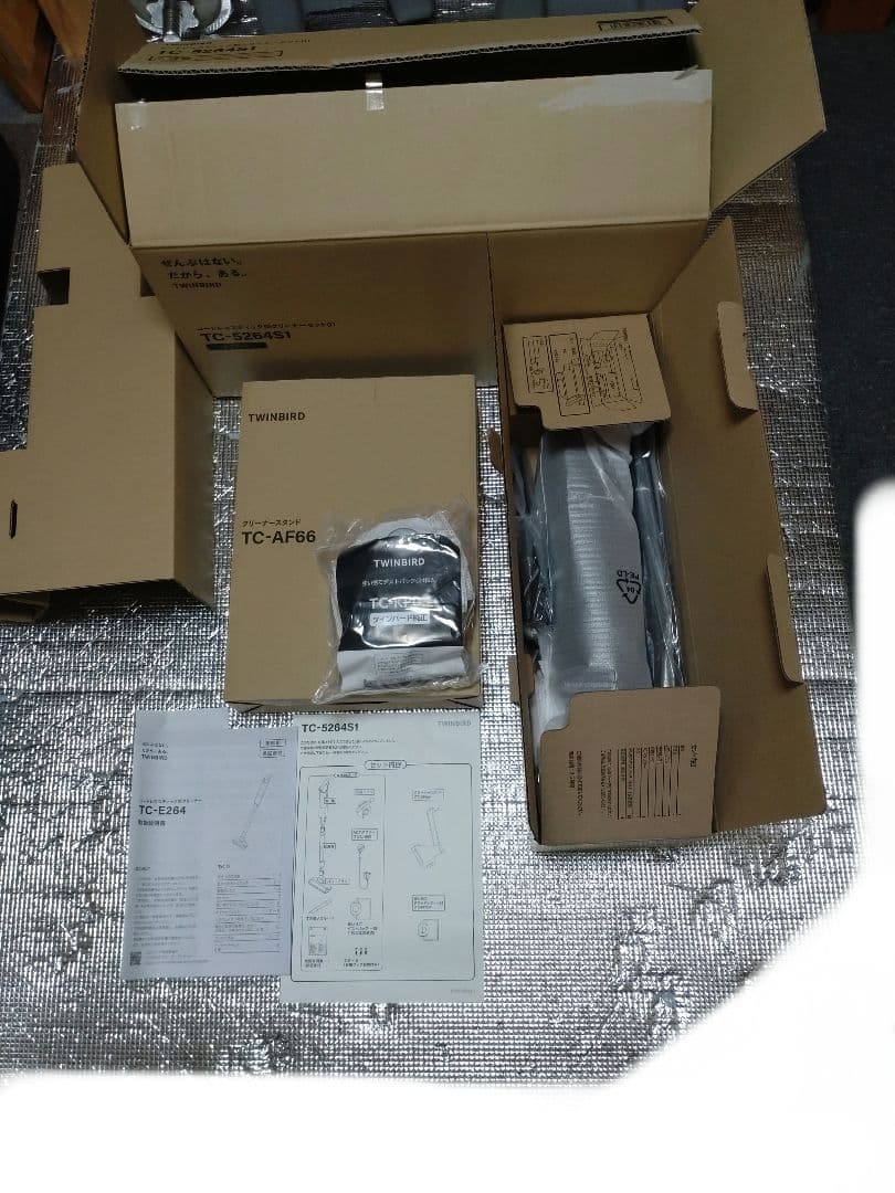 【新品未使用】TWINBIRD 掃除機 TC-5264S1