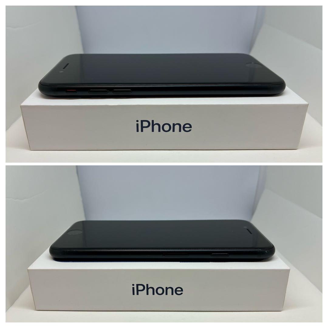 【極美品】iPhone SE3 64GB 黒　SIMフリー　新品バッテリー