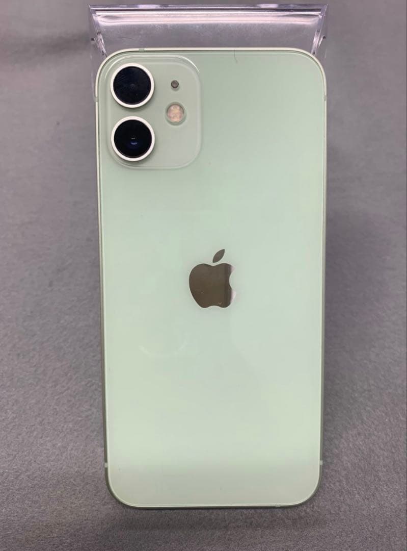 美品　国内版　SIMフリー　iPhone12 mini 256GB グリーン色