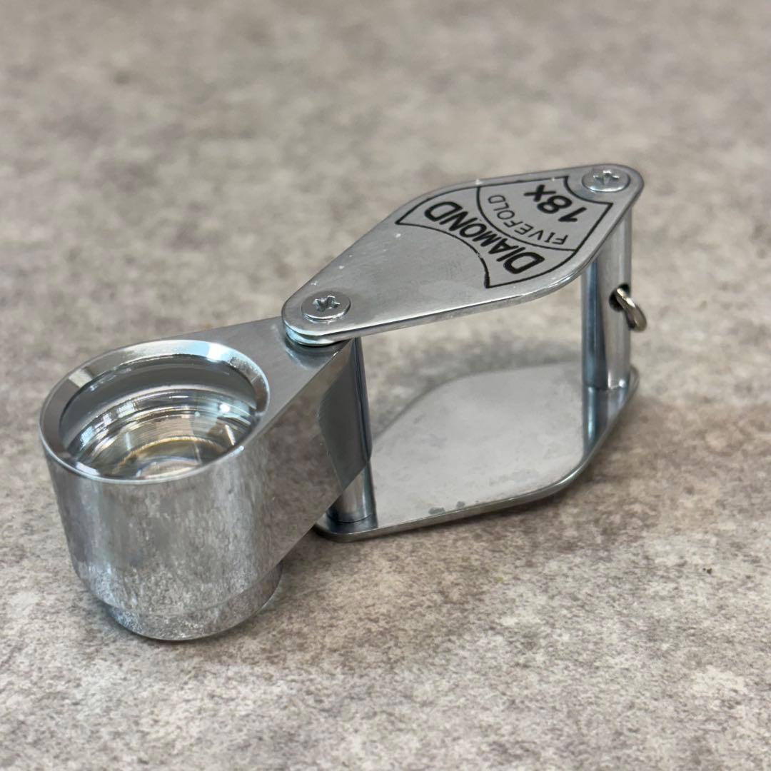 J42157★超美品　虫眼鏡 宝石用 ルーペ 7011 18倍 17mm