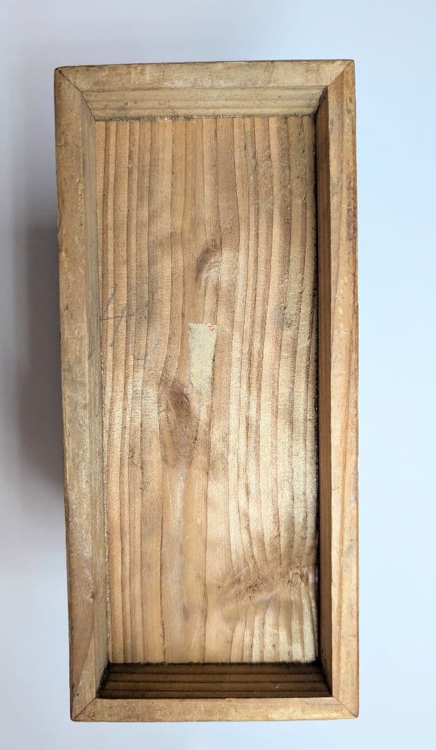 【美品】精巧細工　ミニ木製引き出しタンス　富士山　大正・昭和レトロ　寄木細工風