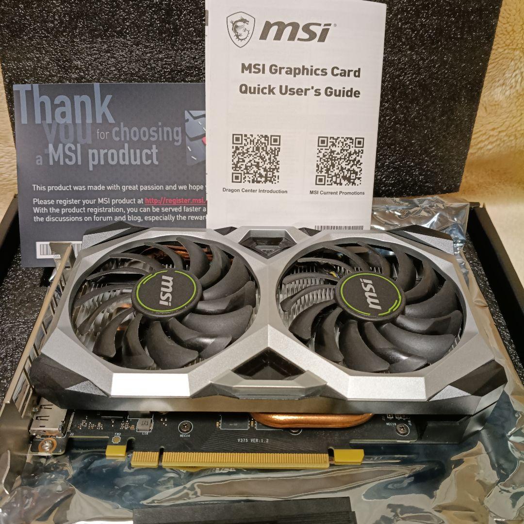 ② MSI GeForce GTX 1660 SUPER 6GB 化粧箱付き