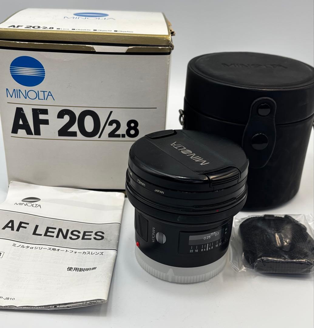 MINOLTA AF AF 20mm f/2.8 レンズ ミノルタ