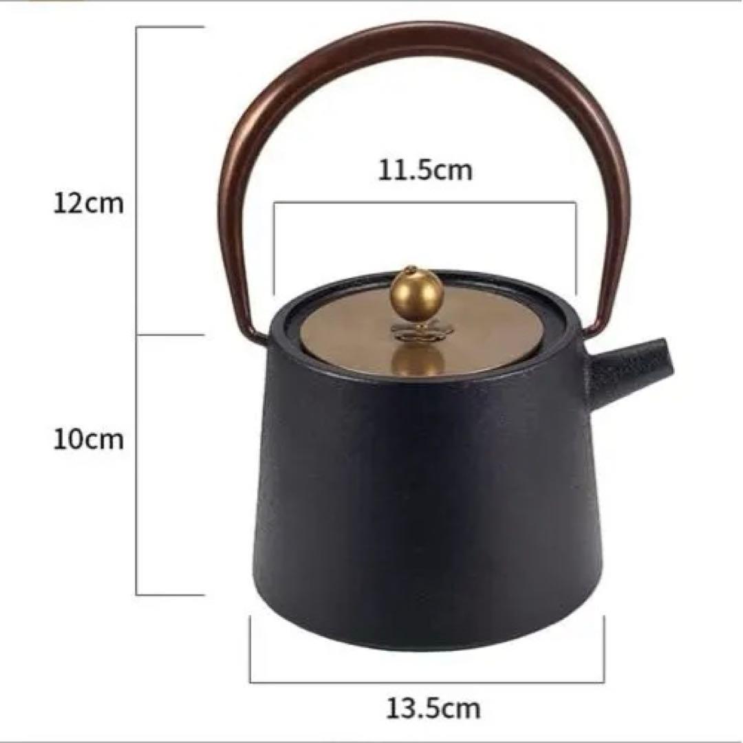 鉄瓶 急須 1200ml 直火可 IH調理器対応 おしゃれ 鉄分補給 鉄製