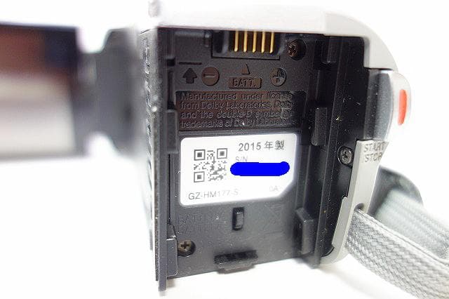 JVC ビデオカメラ GZ-HM177-S ACアダプター付 中古品 動作確認済