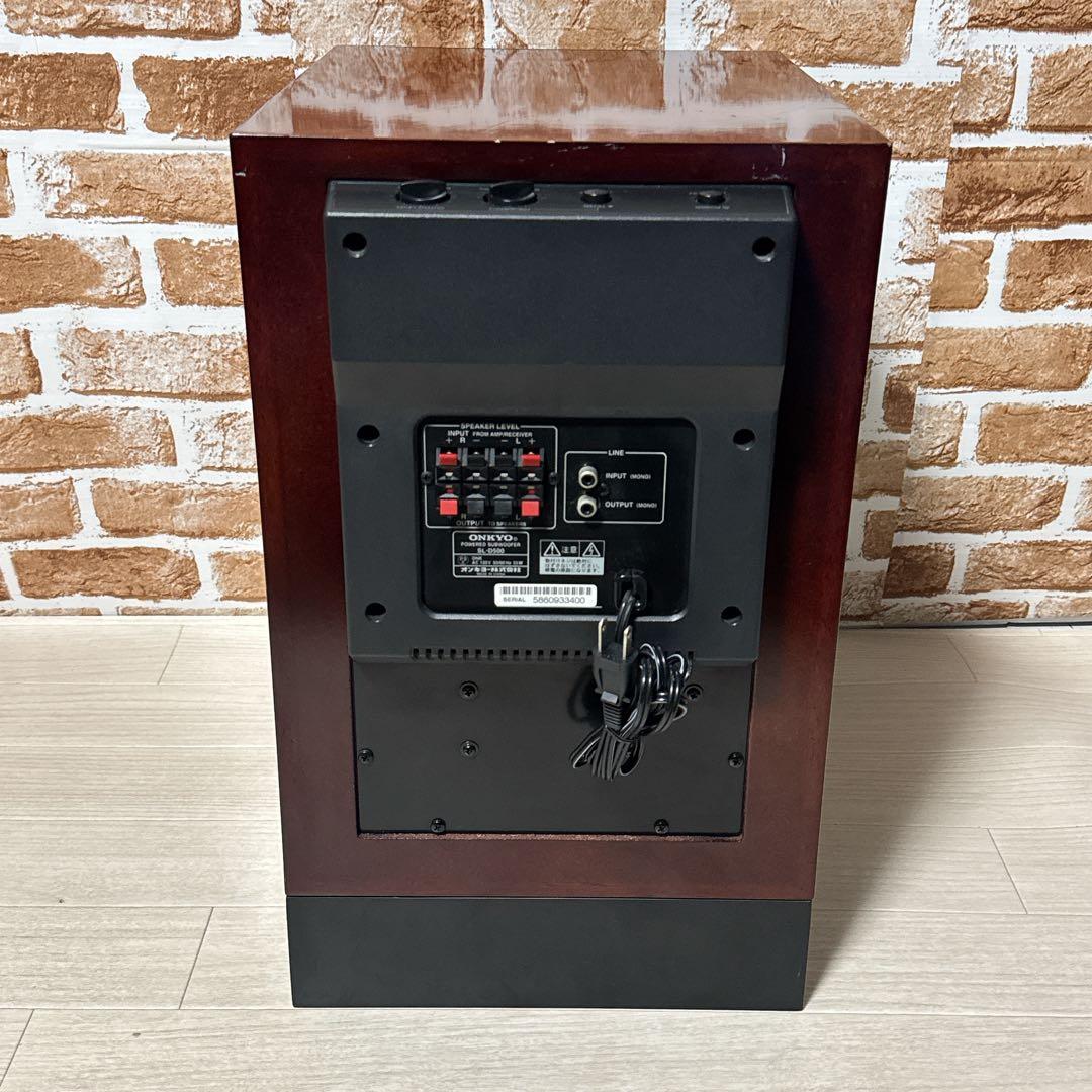 ONKYO SL-D500(D) サブウーファー ウーハー　音響　スピーカー