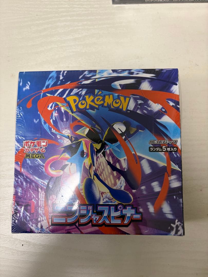 ポケモンカード ニンジャスピナー シュリンク付き 1BOX⭐︎完全未開封