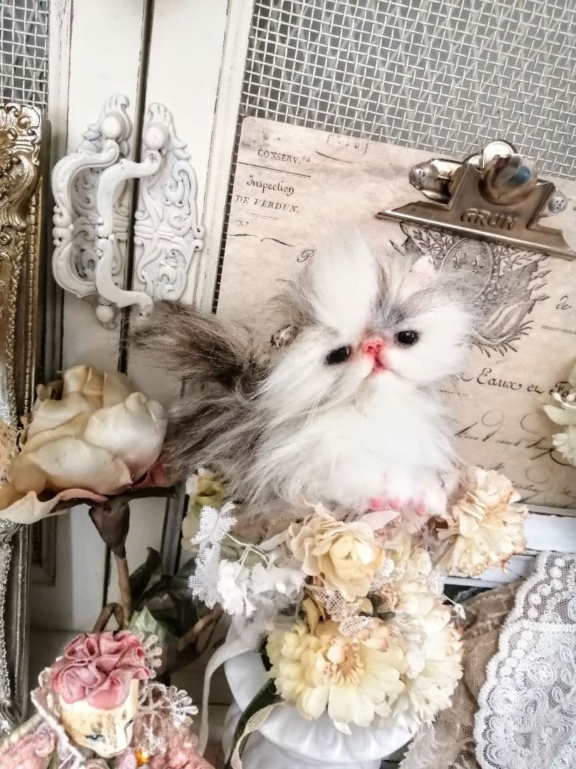 whitelion☆様♡エキゾチック子猫ちゃん♡アートドール♡ぬいぐるみ♡ベビー