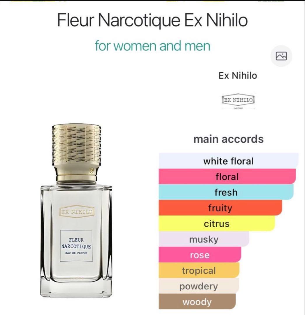 新品　Ex Nihiloイクスニヒロ フルールナルコティック 7.5ml