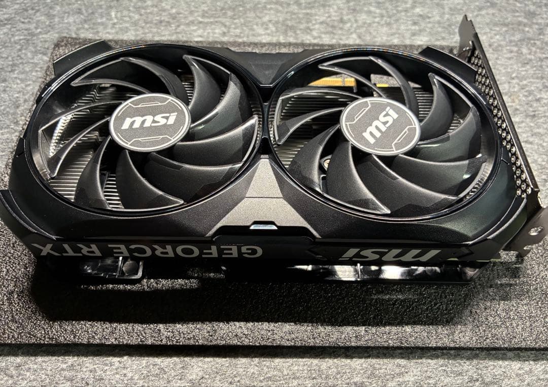 【美品】MSI GeForce RTX 4060 Ti VENTUS 2X