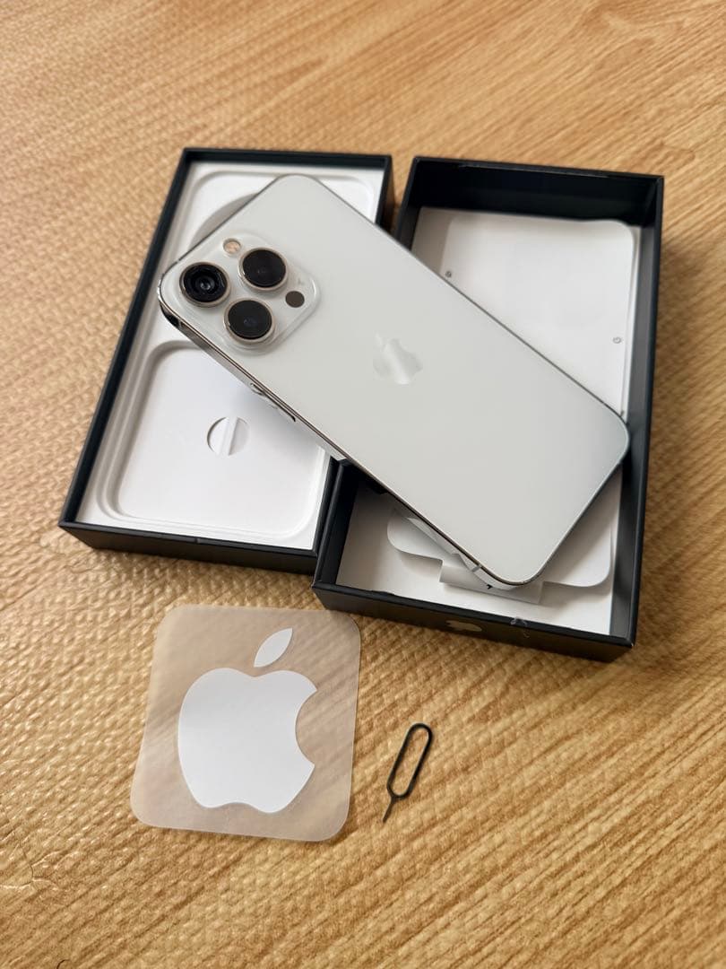 割れあり　Apple iPhone 13 Pro シルバー 本体