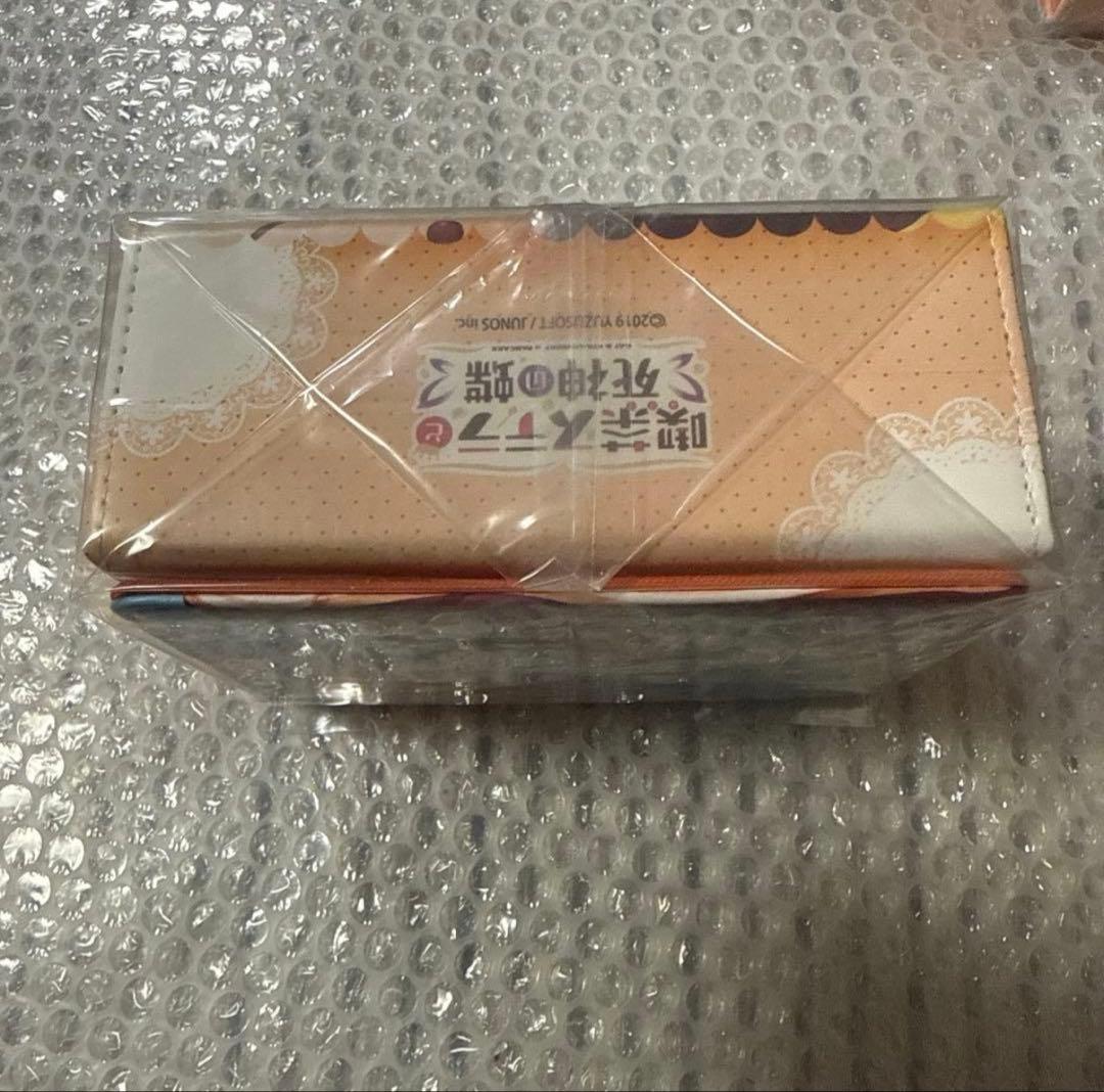 ゆずソフト 合皮製デッキケースW 喫茶ステラと死神の蝶 「墨染 希」