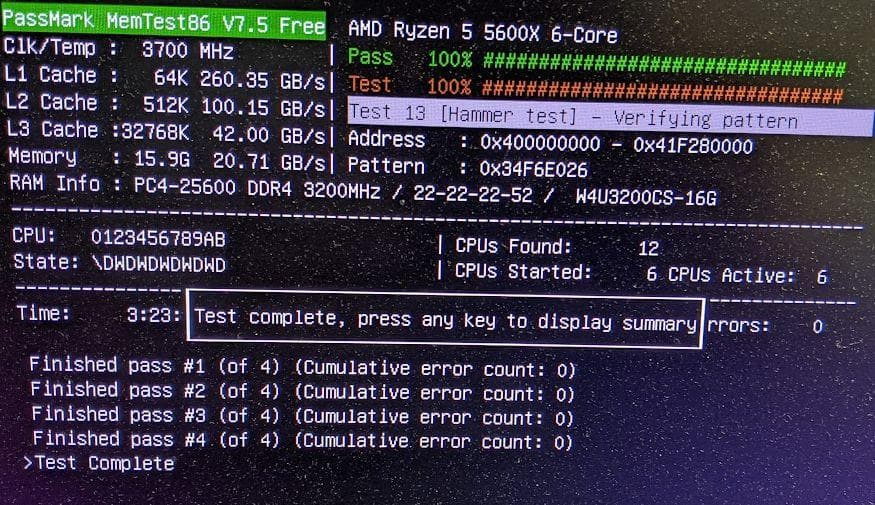 CFD DDR4-3200 W4U3200CS-16G　Samsungチップ両面