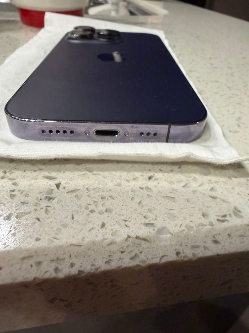 AppleiPhone 14 Pro 256ディープパープル バッテリー100%