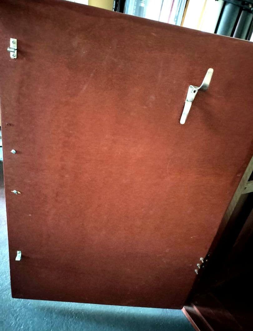 《引き取り限定》オーバーフロー水槽用　水槽台 キャビネット 木製 ブラウン