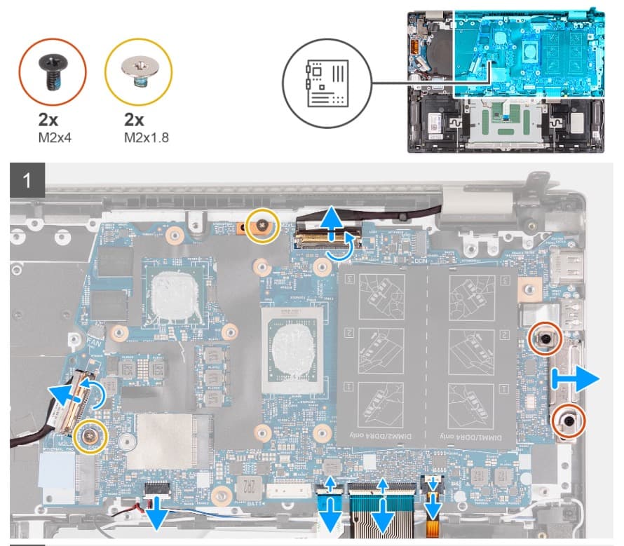 Inspiron 14 5425 パームレスト キーボード トラックパッド付き