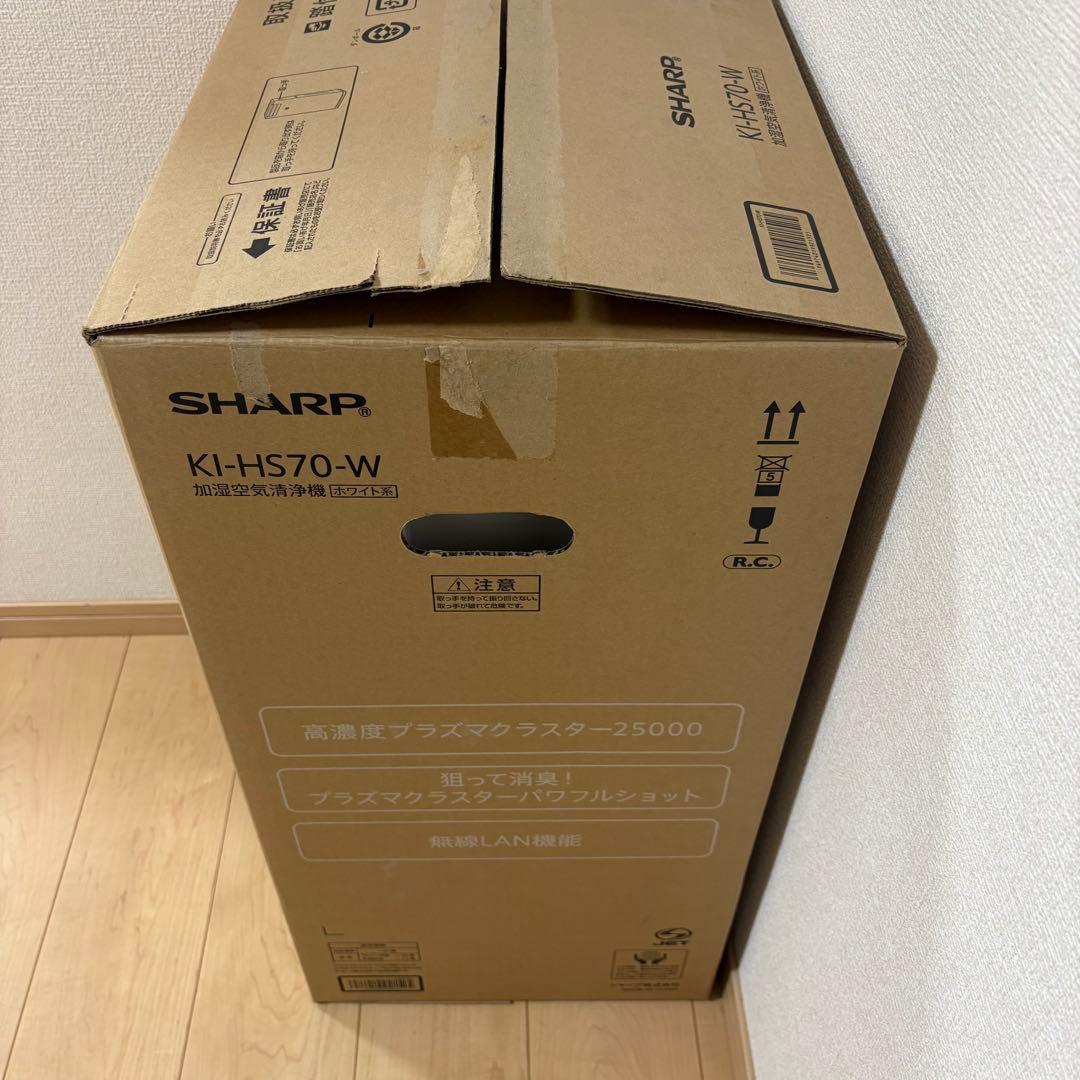 SHARPシャープ 加湿空気清浄機 KI-HS70-W 2018年製