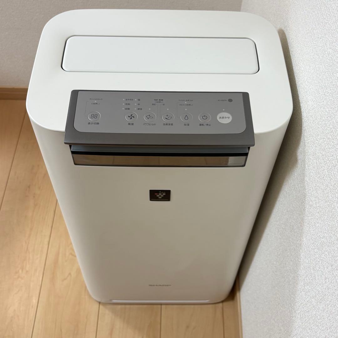 SHARPシャープ 加湿空気清浄機 KI-HS70-W 2018年製