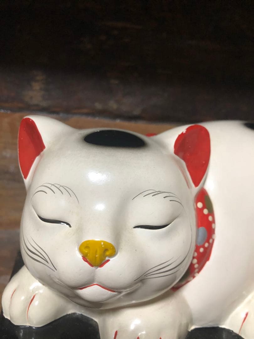眠り猫　大きい　レトロ