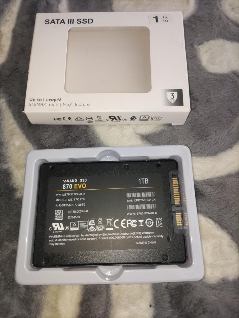 6*s様 SSD 870 EVO 1TB SATA III