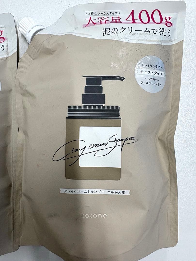 未開封✨️coconeクレイクリームシャンプー　モイストタイプ詰替用3袋